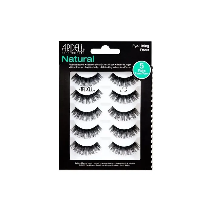 ARDELL Natural 101 Black Eye Lashes - Pack of 5