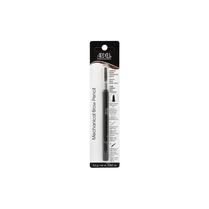 Ardell Mechanical Brow Pencil With Spoolie, Medium, Brown
