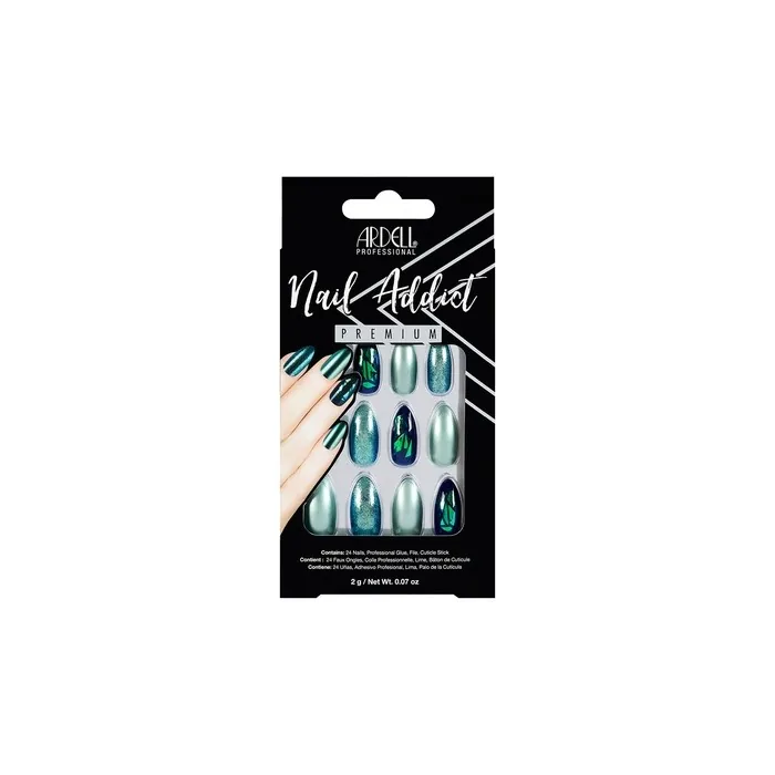 Ardell Addict Green Glitter Chrome False Eyelashes