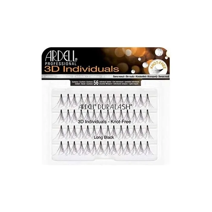 3D Individual Long Black False Eyelashes