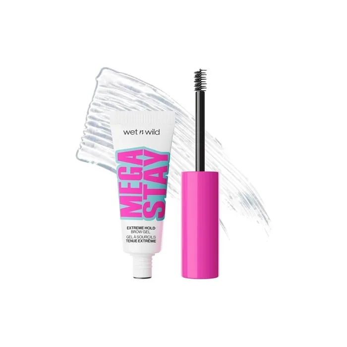 Wet N Wild Mega Stay Extreme Hold Brow Gel Clear Flake-Free Finish