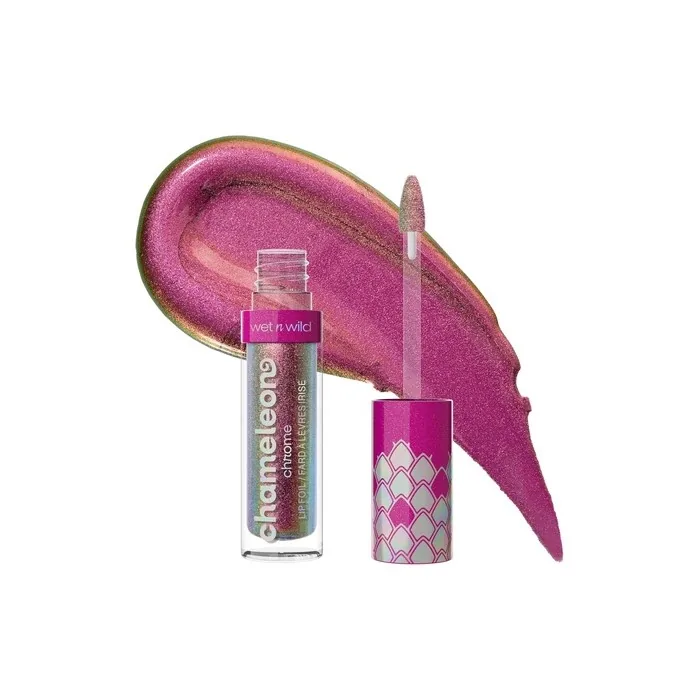 Wet N Wild Chameleon Chrome Lip Foil Bold Light-Reflecting Lip Gloss