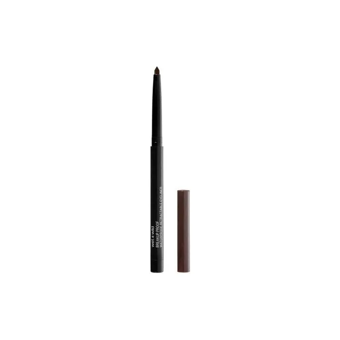Wet n Wild Megalast Retractable Eyeliner Gel Eyeliner with Intense Finish and Long-lasting Effect for 16 Hours Makeup for Eyes Pigmented and Stain-proof Formula Black Brown