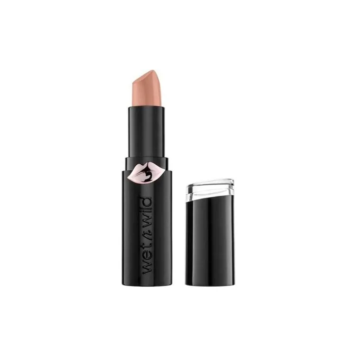 Wet n Wild Megalast Lipstick Long-Lasting Moisturizing Matte Lipstick with Microsphere Formula Natural Extracts Coenzyme Q10 Vitamin A & E Never Nude