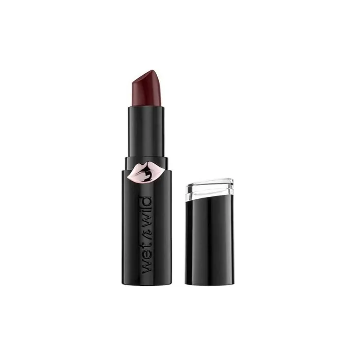 Wet n Wild Megalast Lipstick Long-Lasting Moisturizing Matte Lipstick with Microsphere Technology Natural Extracts Coenzyme Q10 Vitamin A & E Cherry Bomb