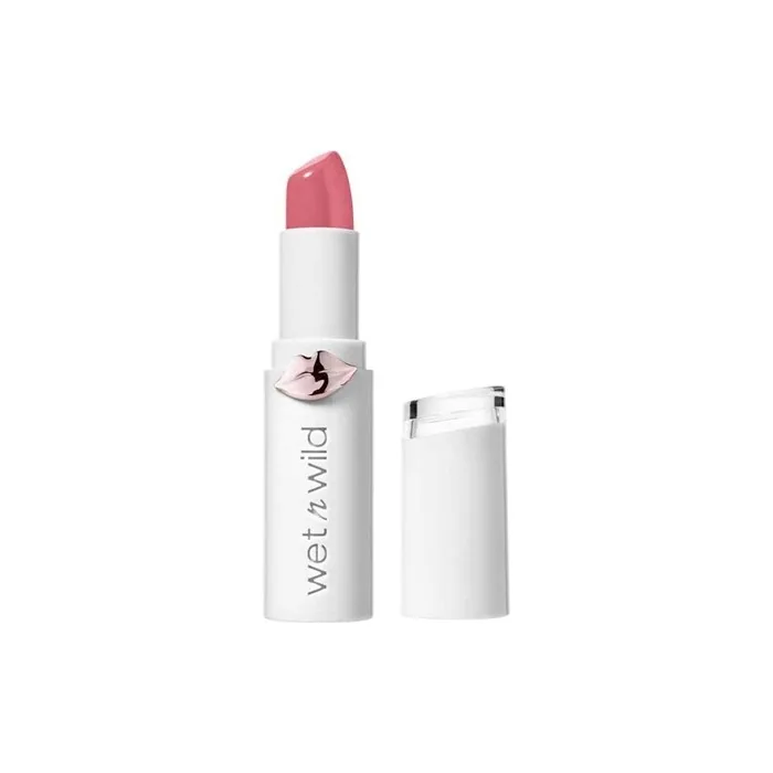 wet n wild Megalast Lipstick Moisturizing Lipstick with Micro-Bead Formula Natural Seaweed Coenzyme Q-10 Vitamin A & E Pinky Ring Shine Finish