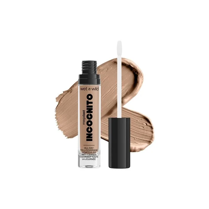 wet n wild Megalast Incognito Full-Coverage Concealer with Shea Butter Light Honey