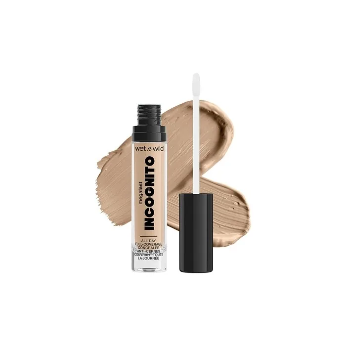 wet n wild Megalast Incognito Full-Coverage Concealer with Shea Butter Medium Neutral