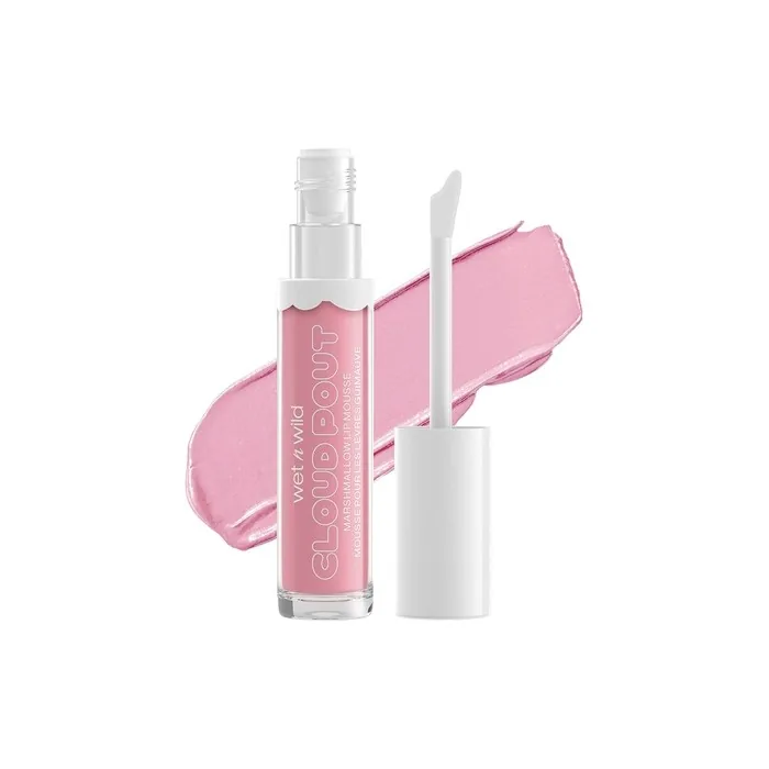 Markwins Wet n Wild Cloud Pout Marshmallow Lip Mousse Matte Liquid Lipstick with Argan Oil Avocado Oil and Vitamin E Cloud Chaser