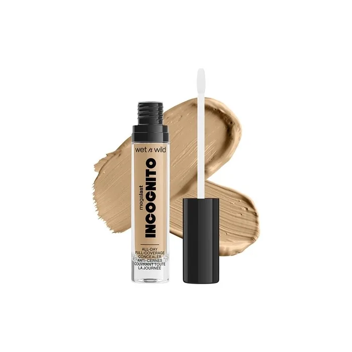wet n wild Megalast Incognito Full-Coverage Concealer with Shea Butter Medium Honey