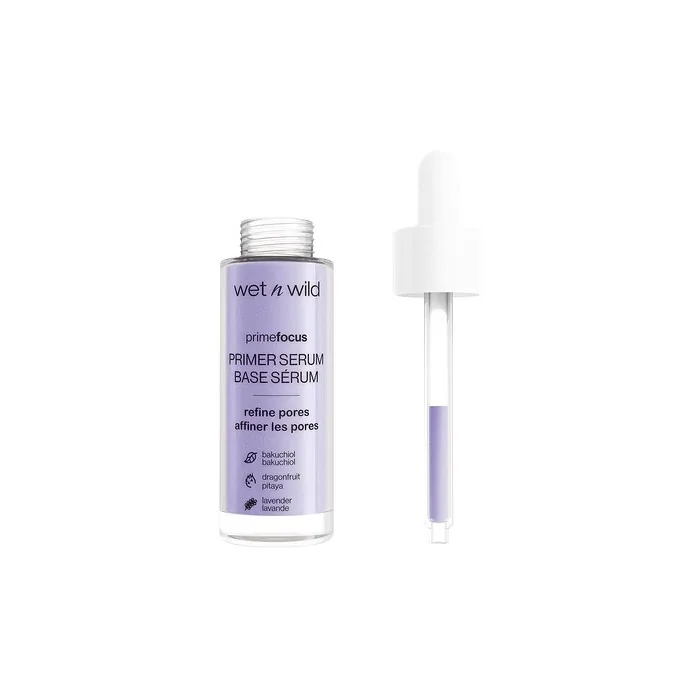 Wet n Wild Prime Focus Primer Serum for Flawless and Long-Lasting Makeup with Moisturizing Formula Natural Finish