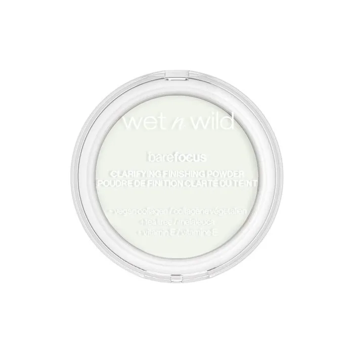 Wet n Wild Bare Focus Clarifying and Finishing Powder with Hyaluronic Acid and Vitamin E for All Skin Tones
