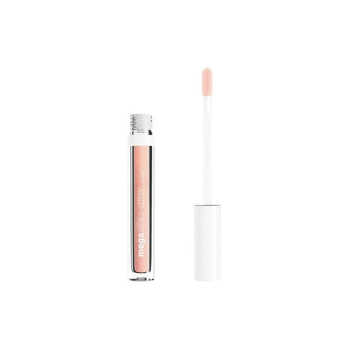 Wet n Wild Mega Slicks Lip Gloss with Hyaluronic Acid and Collagen Pink Champagne Please
