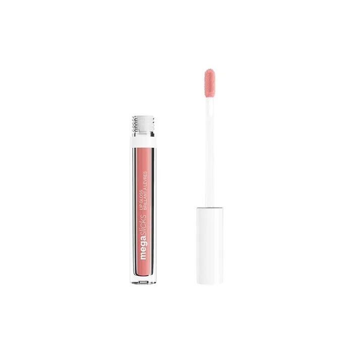 Wet n Wild Mega Slicks Lip Gloss Extra-Shiny Light and Bright Texture with Hyaluronic Acid and Vegan Collagen Snuggle Sesh