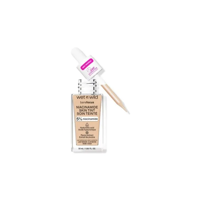 Wet n Wild Bare Focus Niacinamide Skin Tint Light Medium Sand