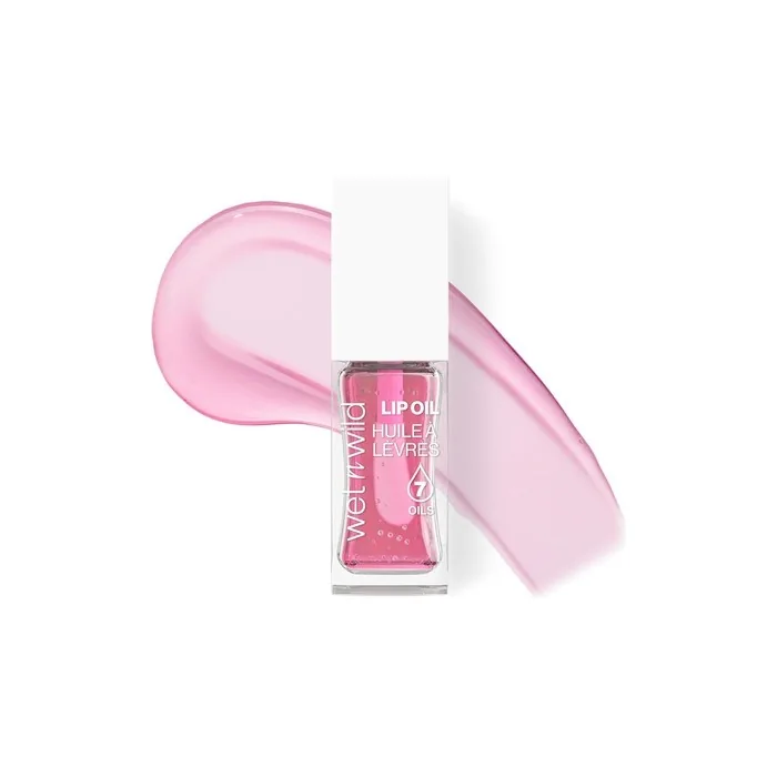 Wet N Wild Tinted Lip Oil Nourishing Non-Sticky Pink Lip Gloss Powered By 7