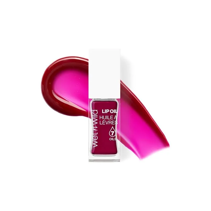 Wet N Wild Tinted Lip Oil Nourishing Non-Sticky Red Lip Gloss Powered By 7