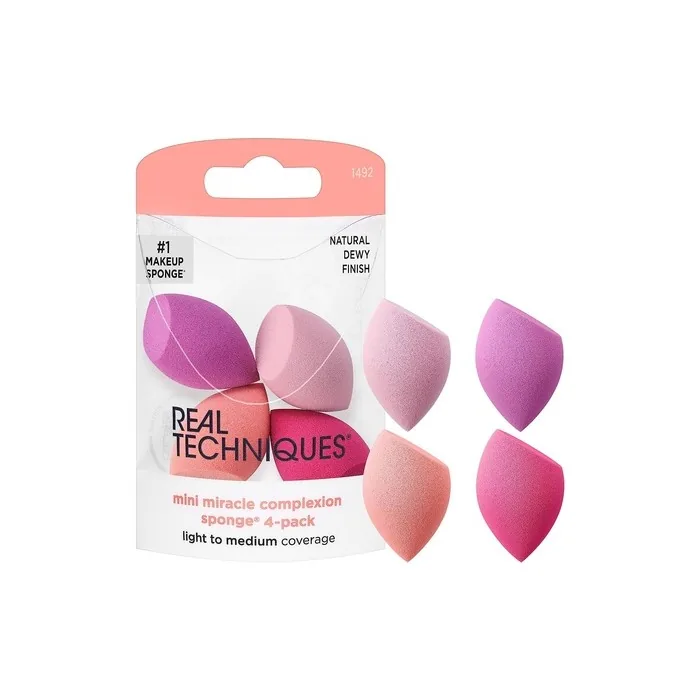 REAL TECHNIQUES Mini Miracle Complexion Sponges 4 Mini Sponges