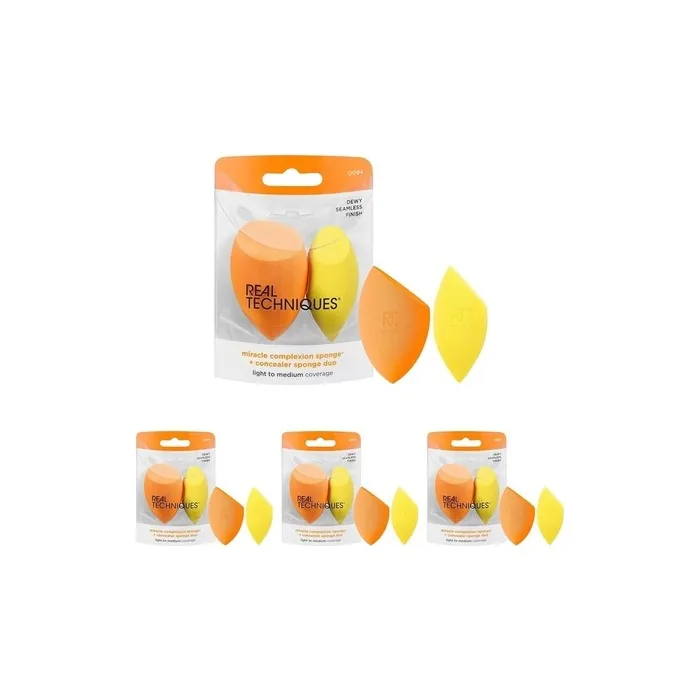 Real Techniques Miracle Complexion Sponge and Concealer Sponge Duo Makeup