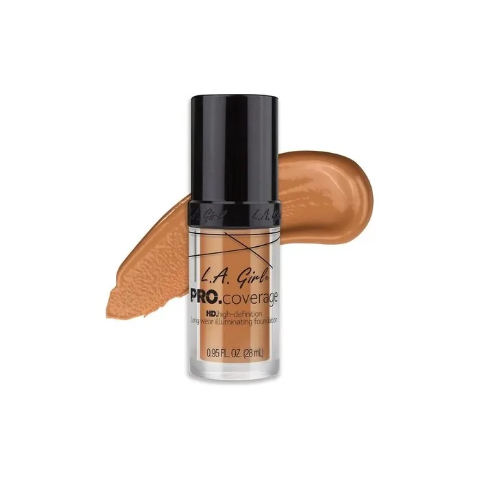 L.A. Girl Pro Coverage Liquid Foundation GLM649 Tan 0.95 fl oz