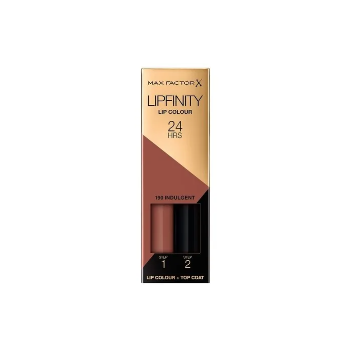 Max Factor Lipfinity Long-Lasting Two Step Lipstick 190 Indulgent 4.2g