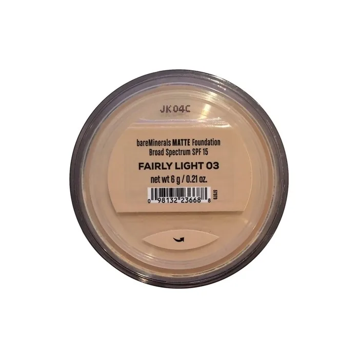 Matte Foundation SPF 15 Fairly Light Beige
