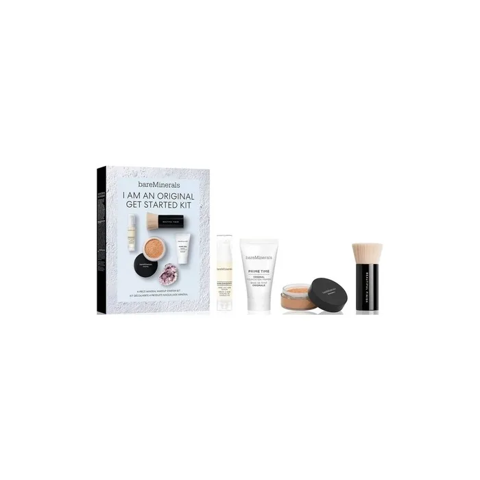 Bareminerals I Am An Original Set Includes Prime Time Vitamin E Smooth Wear Foundation Primer In Golden Tan 15 Ml Original Liquid Foundation With
