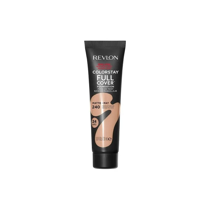 Revlon ColorStay Full Cover Longwear Matte Foundation Heat & Sweat Resistant Medium Beige 30ml