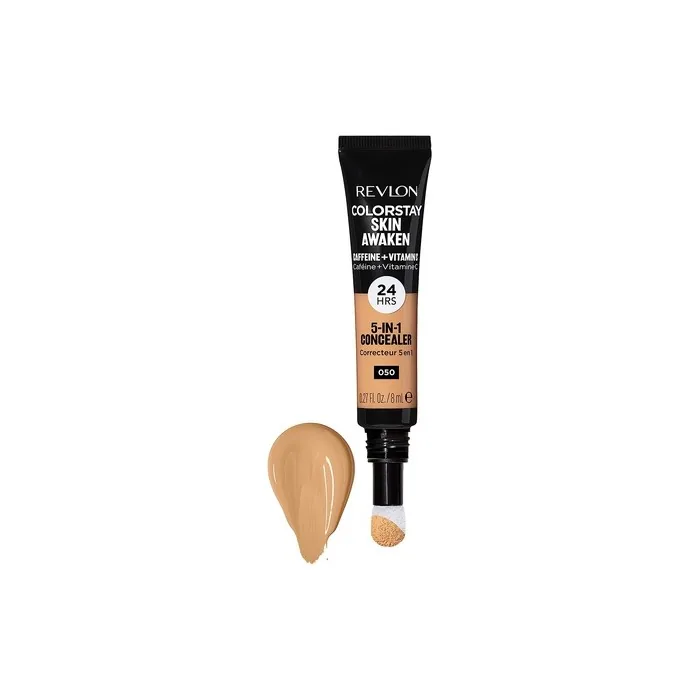 Revlon ColorStay Skin Awaken 5-in-1 Concealer 24HR Wear Fragrance & Paraben Free Light Medium 050 8ml