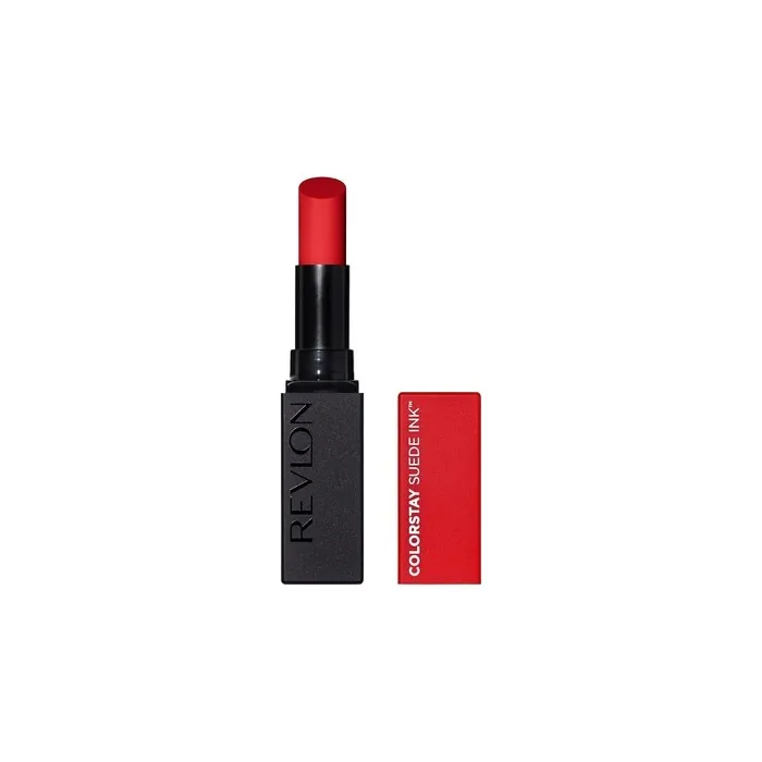 Revlon ColorStay Suede Ink Lipstick Long Lasting Non-Transferable Formula Enriched with Vitamin E Waterproof 015 Lip Boom 2.55g