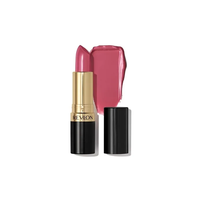 Revlon Super Lustrous Lipstick High Impact Lipcolor with Moisturizing Creamy Formula Infused with Vitamin E and Avocado Oil in Berries Candied Rose 0.15 oz
