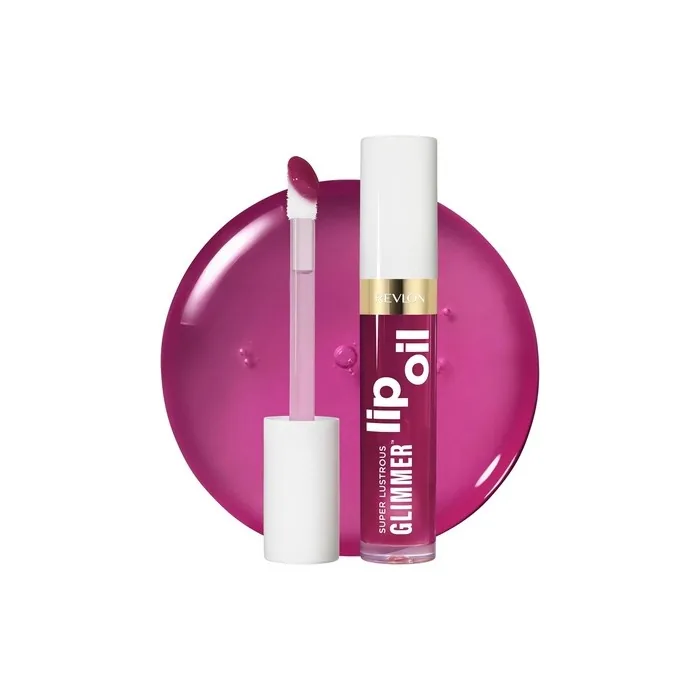 Revlon Super Lustrous Glimmer Lip Oil Plum Pop