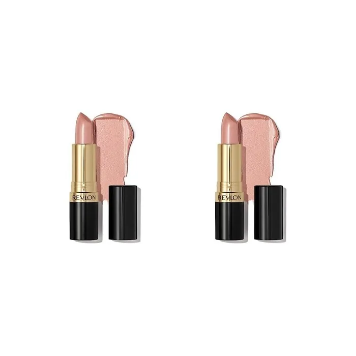 Revlon Super Lustrous Lipstick High Impact Lipcolour with Moisturizing Creamy Formula Infused with Vitamin E and Avocado Oil in Pink Pearl 025 Sky Line Pink