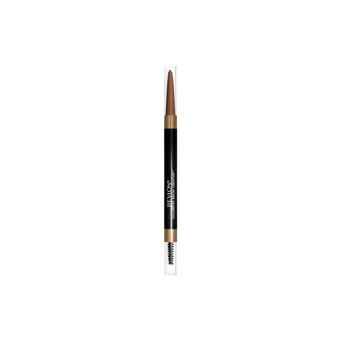 Revlon Colorstay Eyebrow Pencil Creator with Powder and Spoolie Brush to Fill Define Sculpt Shape and Diffuse Perfect Brows 605 Soft Brown