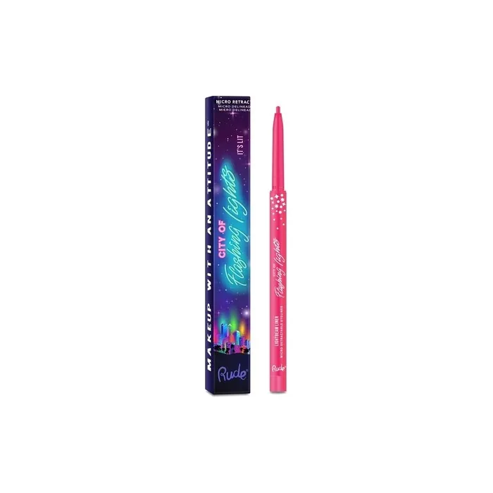 RUDE City of Flashing Lights Micro Retractable Liner - It's Lit