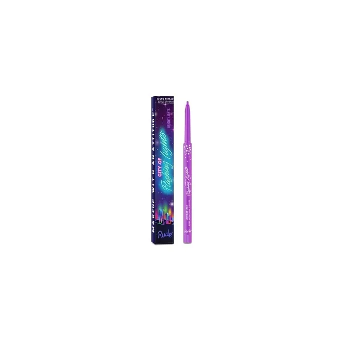 RUDE City of Flashing Lights Micro Retractable Liner - Bright Lights