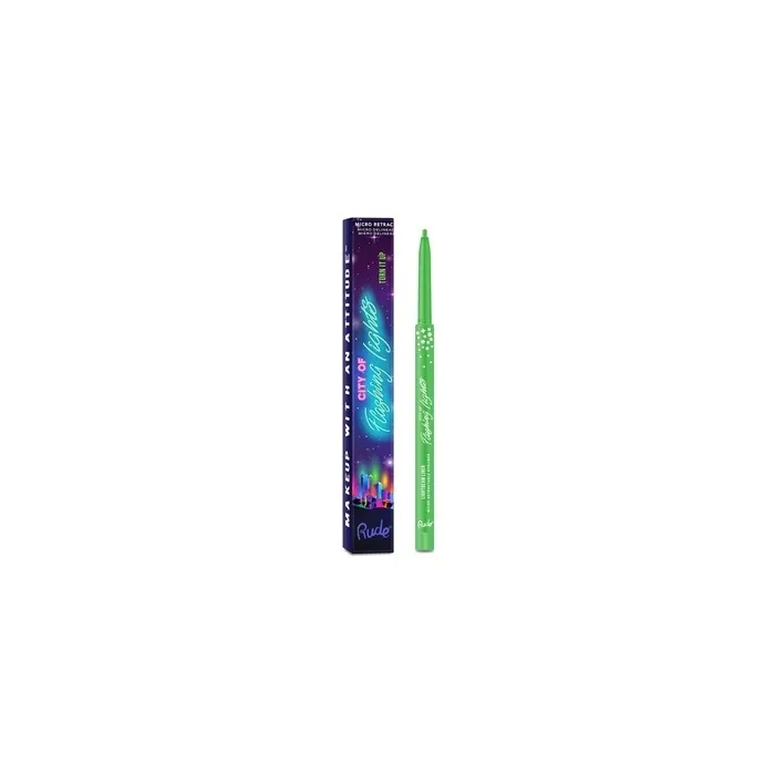 Rude City of Flashing Lights Micro Retractable Liner Turn It Up