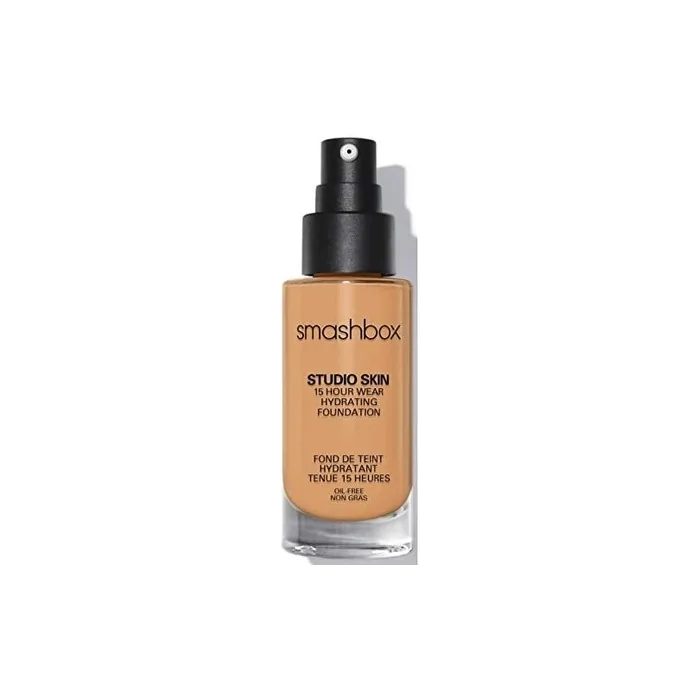 Smashbox Studio Skin 24 Wear Hydrating Foundation 3.05 Medium Warm Golden Undertone