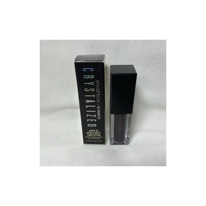 Smashbox Crystalized Always on Metallic Matte Lipstick Dark Crystal #2102