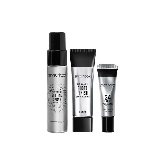 Smashbox Set Photo Finish Matte Finish Liquid Primer 12 Ml Setting Spray 30 Ml Eyeshadow Primer 7 Ml