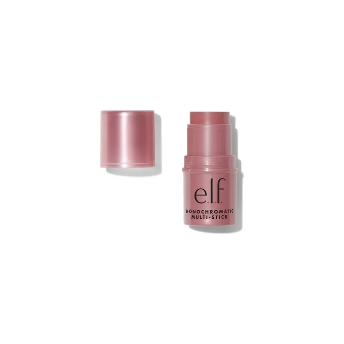 e.l.f Monochromatic Multi-Stick Blush Cream Lightweight Versatile Luxurious Adds Shimmer Easy to Use On-the-Go Effortlessly Blends Sparkling Rose 4.4g