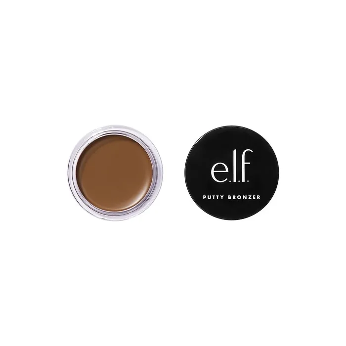e.l.f. Cosmetics Putty Bronzer Creamy Highly Pigmented Formula Infused with Argan Oil and Vitamin E Bronzed Belle 0.35 oz