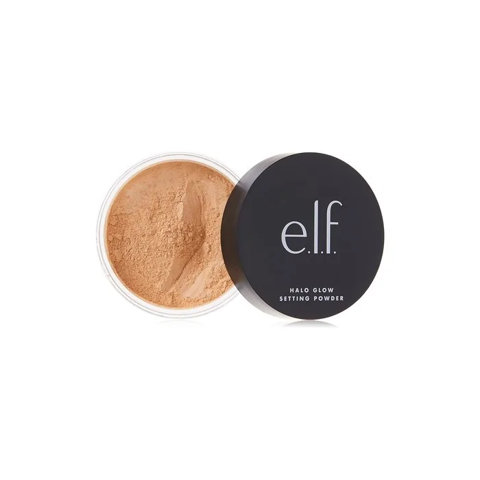 e.l.f Halo Glow Setting Powder Silky Weightless Blurring Powder for Soft Focus Effect Medium 6.8g