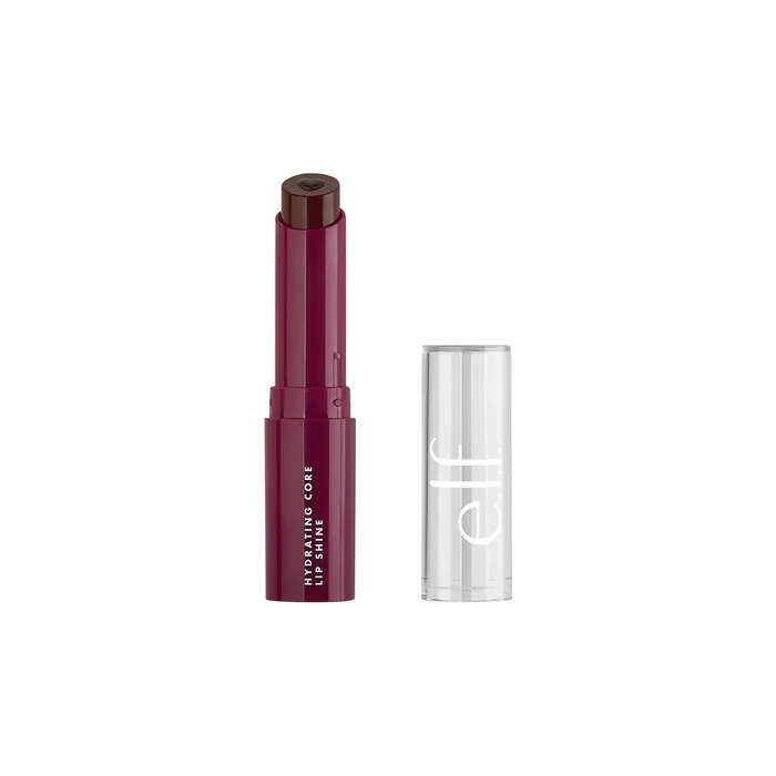 e.l.f. Hydrating Core Lip Shine Conditioning & Nourishing Lip Balm Sheer Color Tinted Chapstick Ecstatic 0.09 Oz