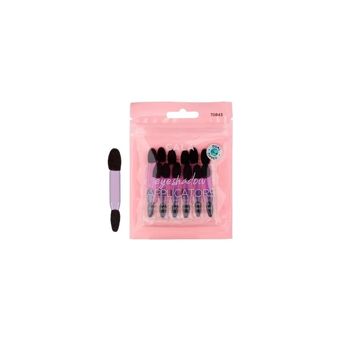 Cala Double-Tip Eyeshadow Applicators Cosmetic Sponges 12 Pieces