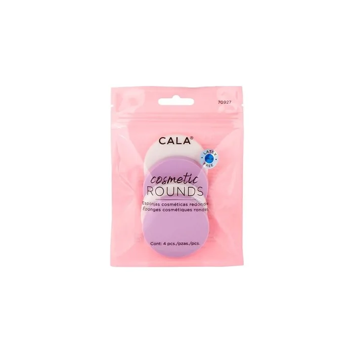 Cala Cosmetic Sponges Rounds - Pack of 4
