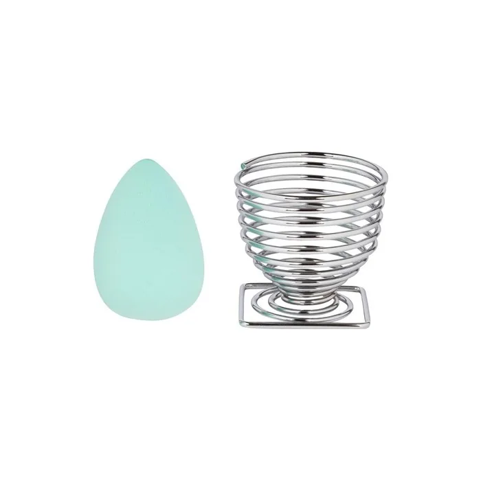 Cala Mint Teardrop Sponge and Stand