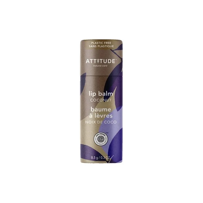 ATTITUDE Plastic-Free Coconut Lip Balm 8.5g