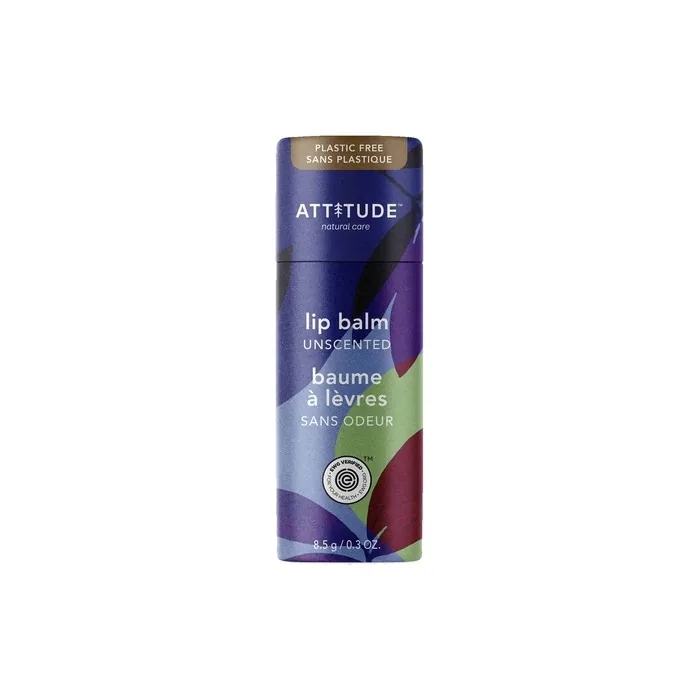 ATTITUDE Plastic-Free Lip Balm with Plant and Mineral-Based Ingredients 8.5g