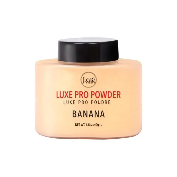 J.Cat Beauty Luxe Pro Makeup Setting Powder Matte Finish Helps Absorb Oil